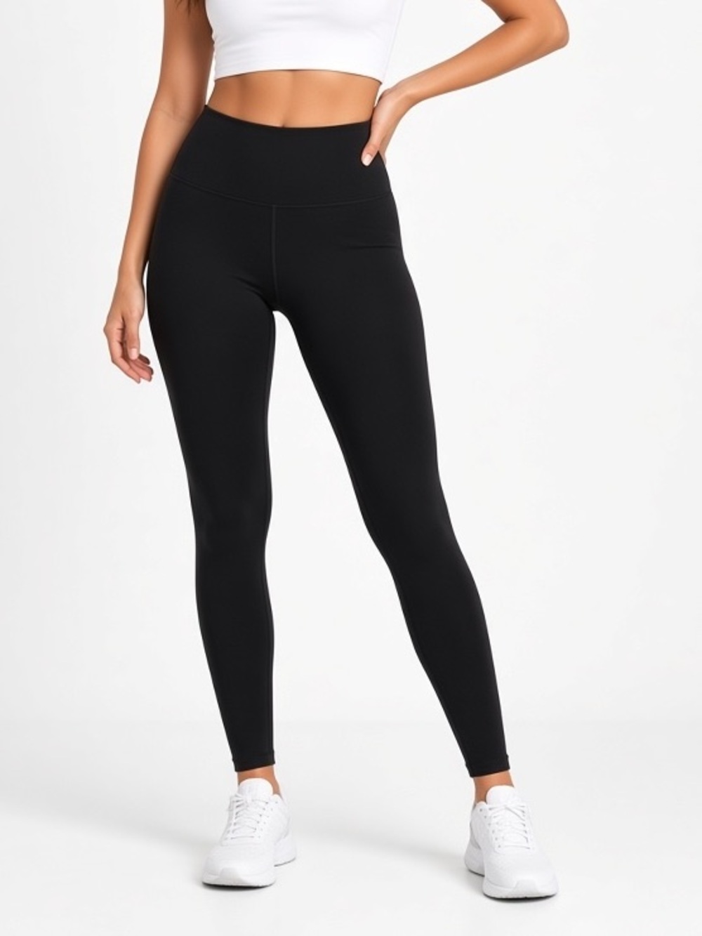 Alo | Black high rise skinny ankle athletic leggings size XS